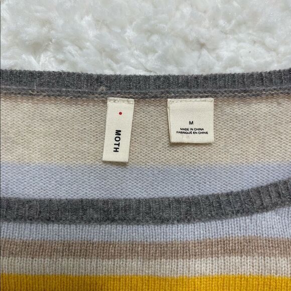 Anthropologie MOTH Cropped 3/4 Sweater - Picture 4 of 6